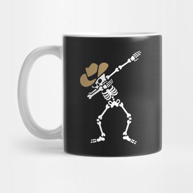 Dab skeleton dabbing cowboy by LaundryFactory